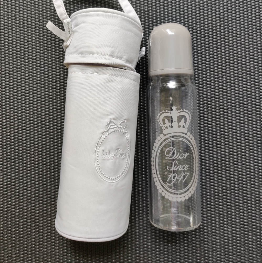 Baby Dior Glass Feeding Bottle with Carrier